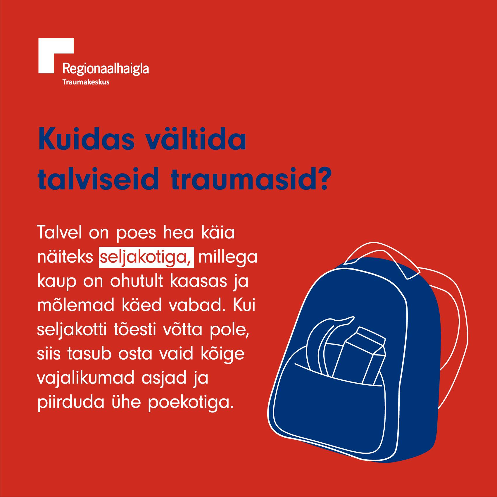 talvised traumad kukkumine